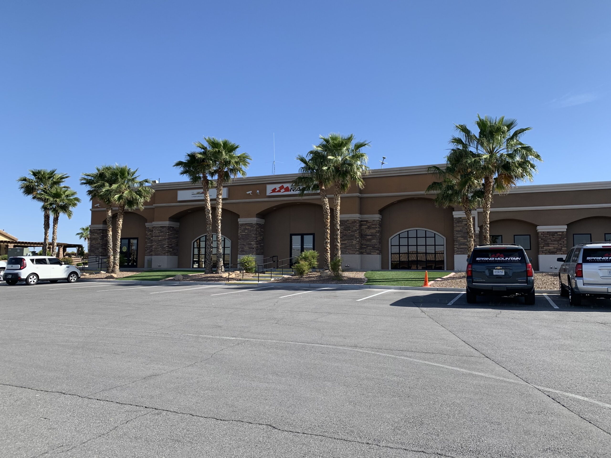 Spring Mountain Raceway store front.