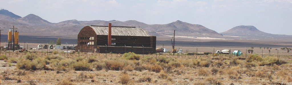 An old hangar in Tonopah, Nevada