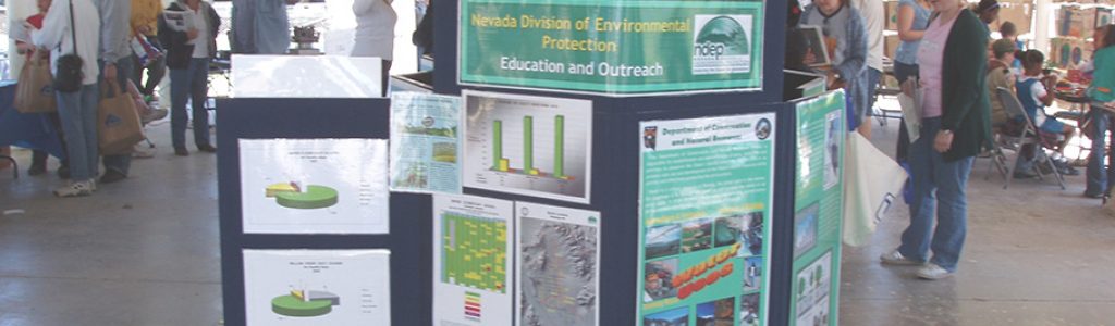 Nevada Division of Environmental Protection Education and Outreach display at an event